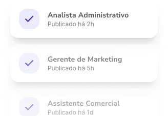 Pré-visualização mobile de vagas anunciadas